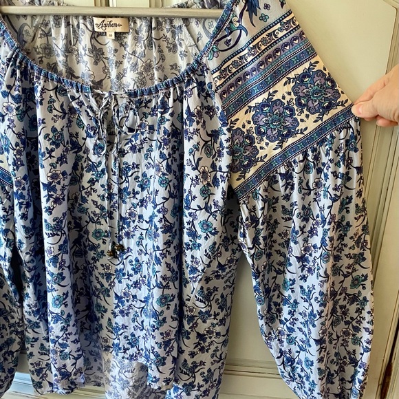 Arnhem Camilla Blouse in Bluebird - Picture 11 of 14